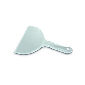 Flexible plastic spatula for delicate finishings